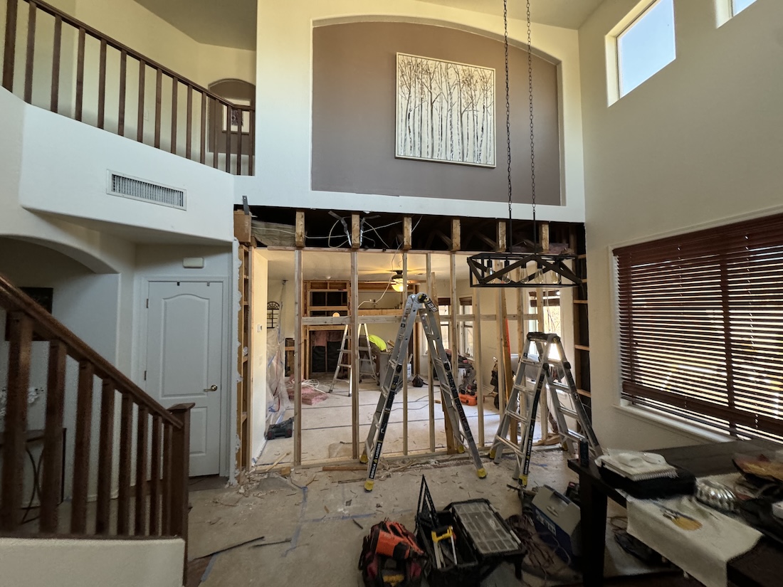 Poured concrete deck — E & J Concrete and Dirt Work